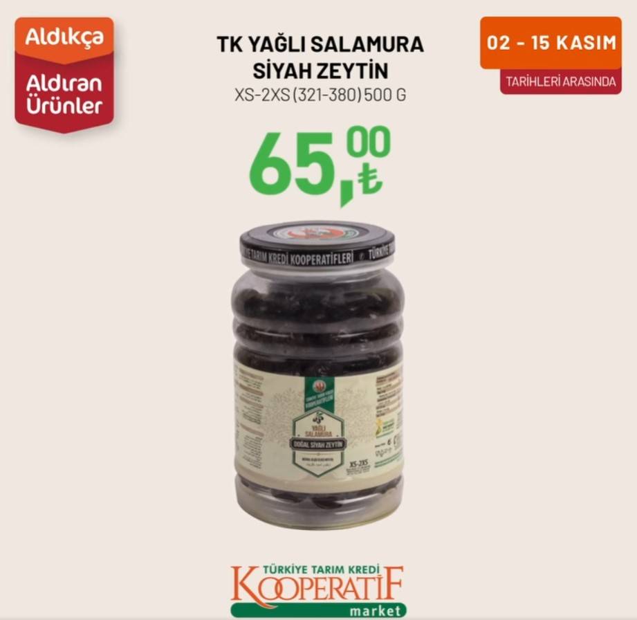 Tarım Kredi Market bu ürünlere özel indirimler yaptı 15